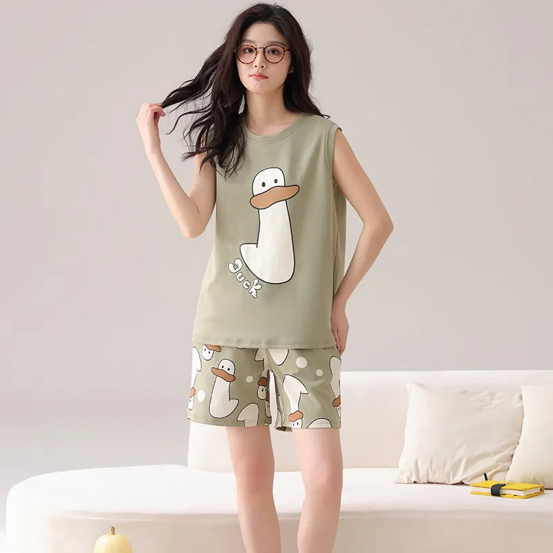 CHUDUAN Pajama Set Women's Image Color-6