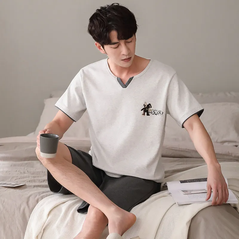 CHUDUAN Men Pajama Sets-30