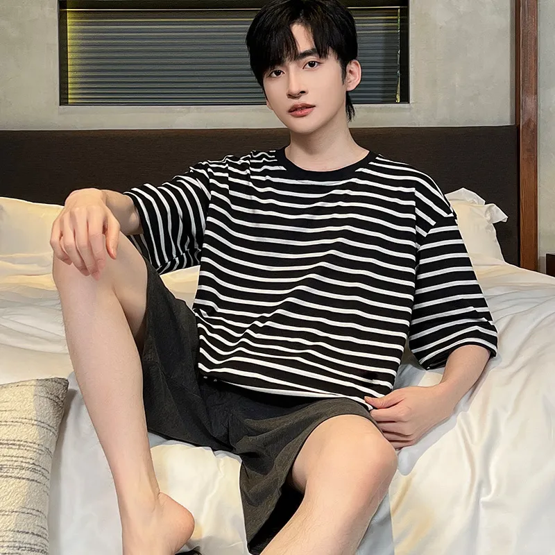 CHUDUAN Men Pajama Sets-1