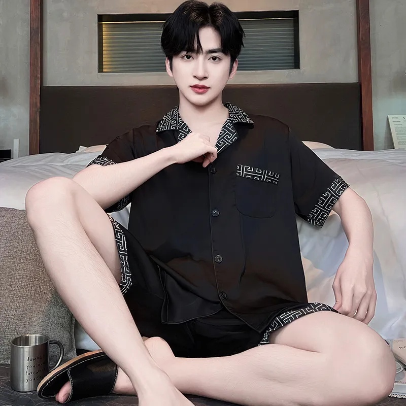 CHUDUAN Men Pajama Sets-2