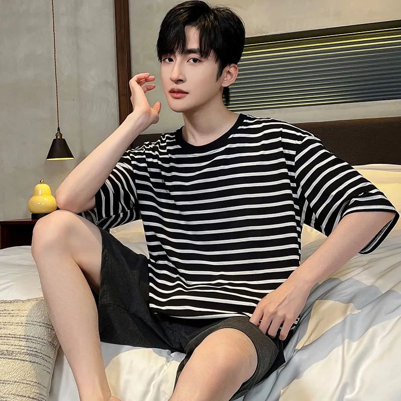 CHUDUAN Men Pajama Sets-3