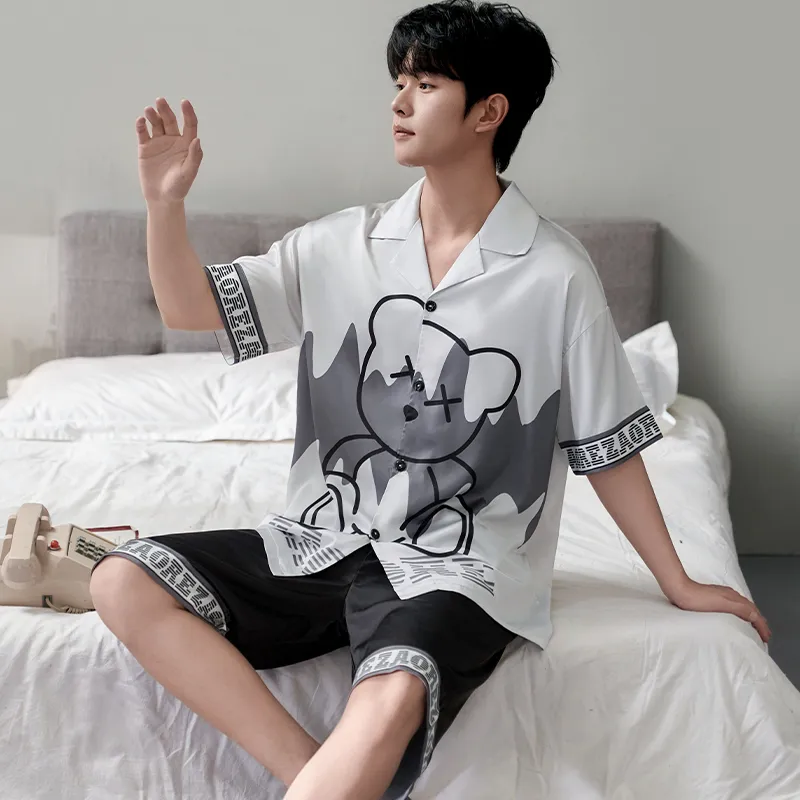 CHUDUAN Pajama Set Men's Image Color-5