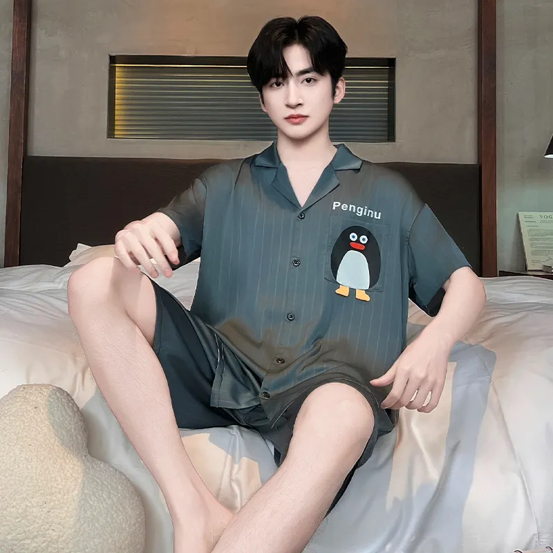 CHUDUAN Pajama Set Men's Image Color-1