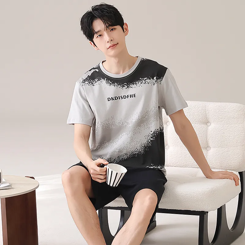 CHUDUAN Pajama Set Men's Image Color-3