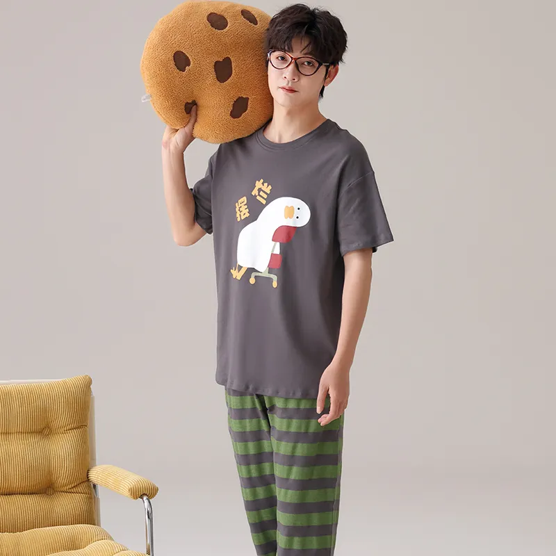 CHUDUAN Pajama Set Men's Image Color-5