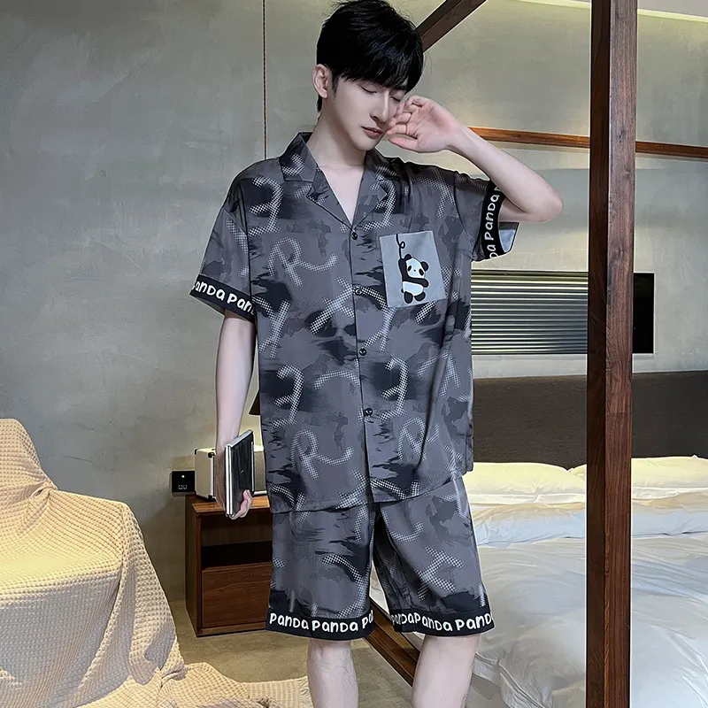 CHUDUAN Men Pajama Sets-5