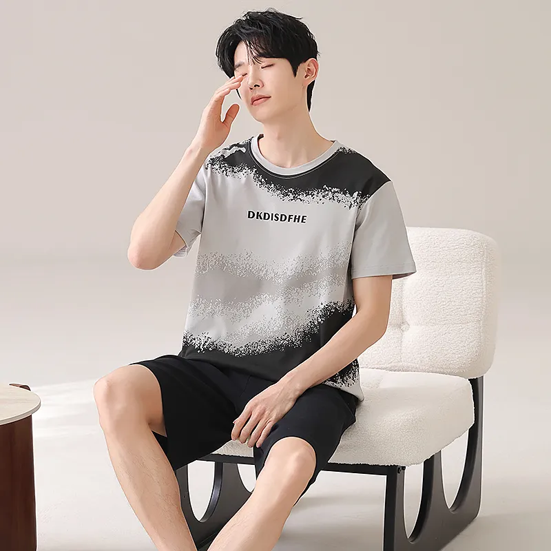 CHUDUAN Pajama Set Men's Image Color-5