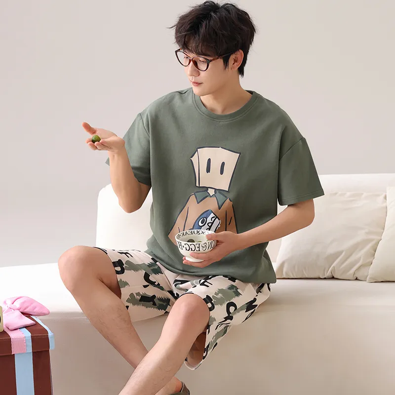 CHUDUAN Pajama Set Men's Image Color-4