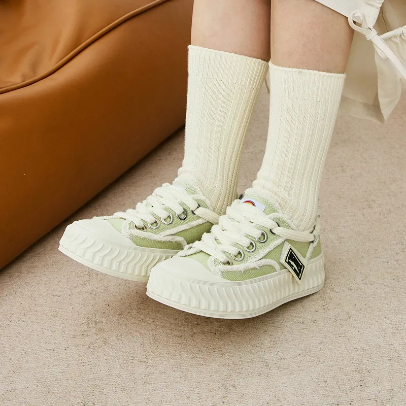 Dickies Low Top Canvas Shoes Women's Avocado Green-7