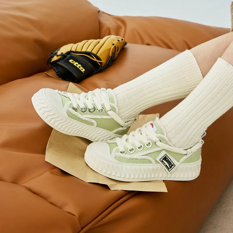Dickies Low Top Canvas Shoes Women's Avocado Green-6
