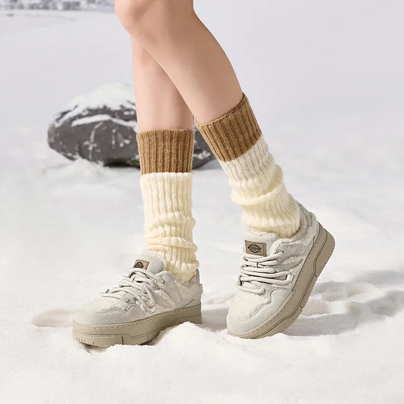 Dickies Low-Top Skateboard Shoes Women's Beige-7