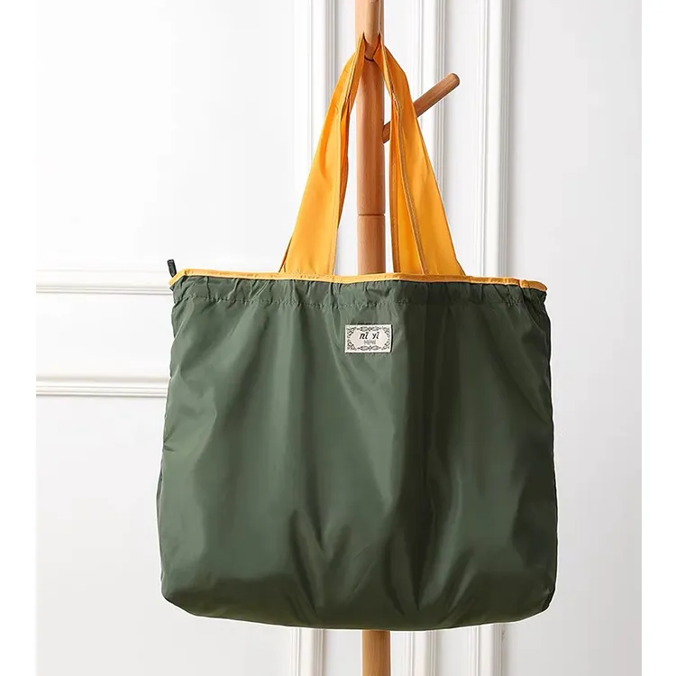 MOST ORIGINAL DESIGN Large Capacity Water Resistant Durable Nylon One Shoulder Shopping Bag-5