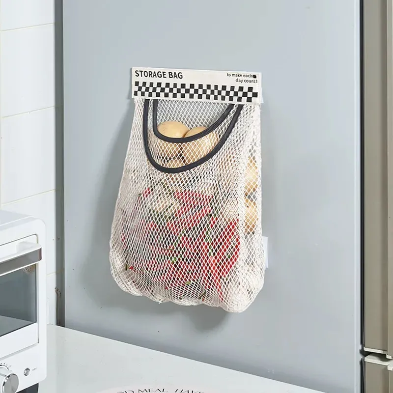 MOST ORIGINAL DESIGN Elastic Mesh Dormitory Kitchen Bedroom Socks Large Capacity Storage Bag Trash Bag-7