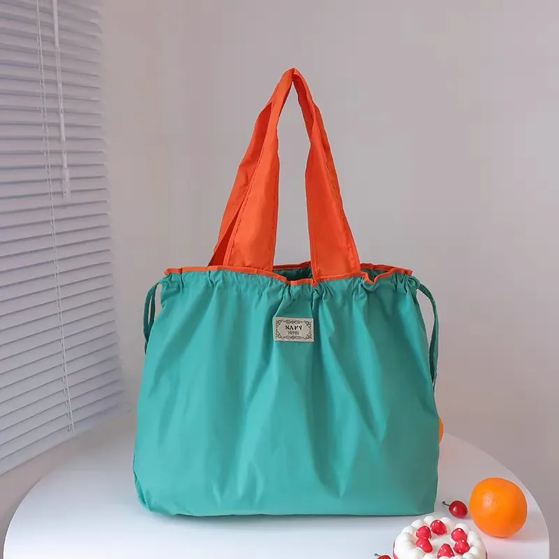 MOST ORIGINAL DESIGN Large Capacity Water Resistant Durable Nylon One Shoulder Shopping Bag-10
