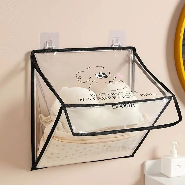 MOST ORIGINAL DESIGN Toilet Perforated Wall Mounted Foldable Storage Rack-5