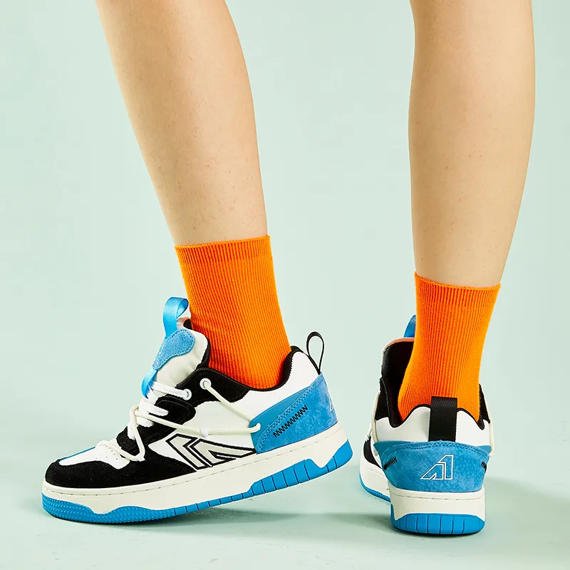A1 Wear-Resistant Height Increasing Low-Top Puffy Skateboard Shoes Unisex-24