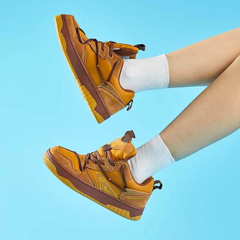 A1 Wear-Resistant Height Increasing Low-Top Puffy Skateboard Shoes Unisex-62