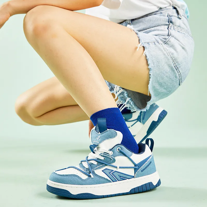 A1 Wear-Resistant Height Increasing Low-Top Puffy Skateboard Shoes Unisex-118