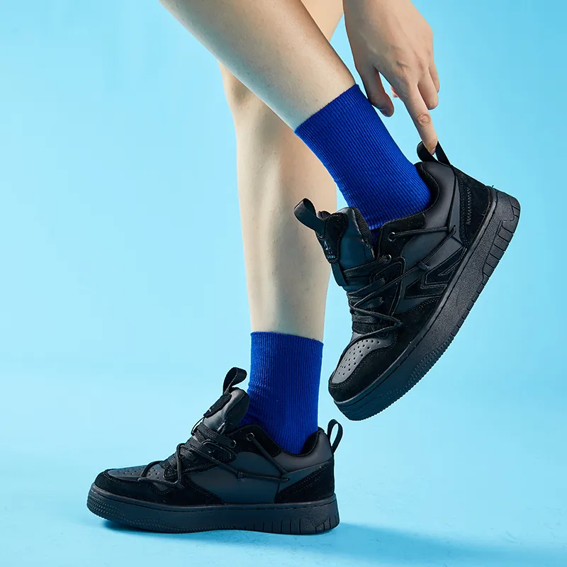 A1 Wear-Resistant Height Increasing Low-Top Puffy Skateboard Shoes Unisex-50