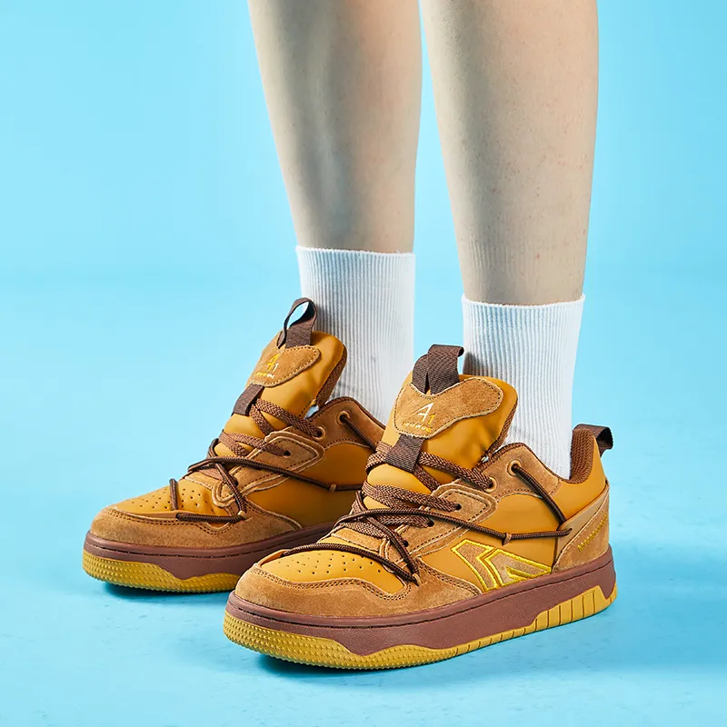 A1 Wear-Resistant Height Increasing Low-Top Puffy Skateboard Shoes Unisex-65