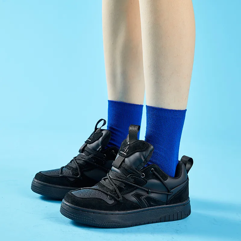 A1 Wear-Resistant Height Increasing Low-Top Puffy Skateboard Shoes Unisex-51