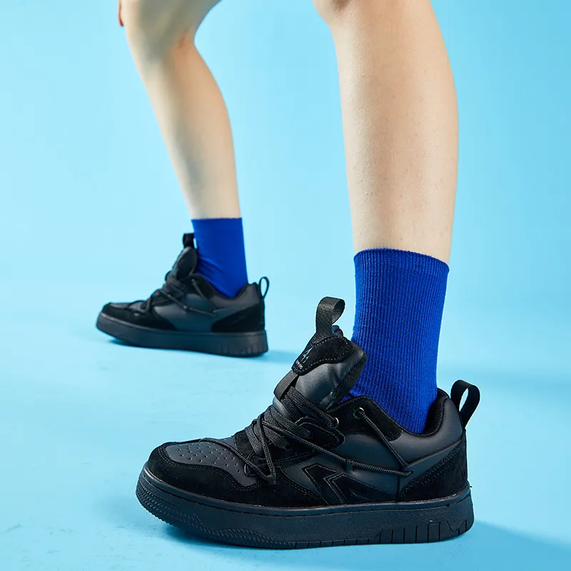 A1 Wear-Resistant Height Increasing Low-Top Puffy Skateboard Shoes Unisex-53