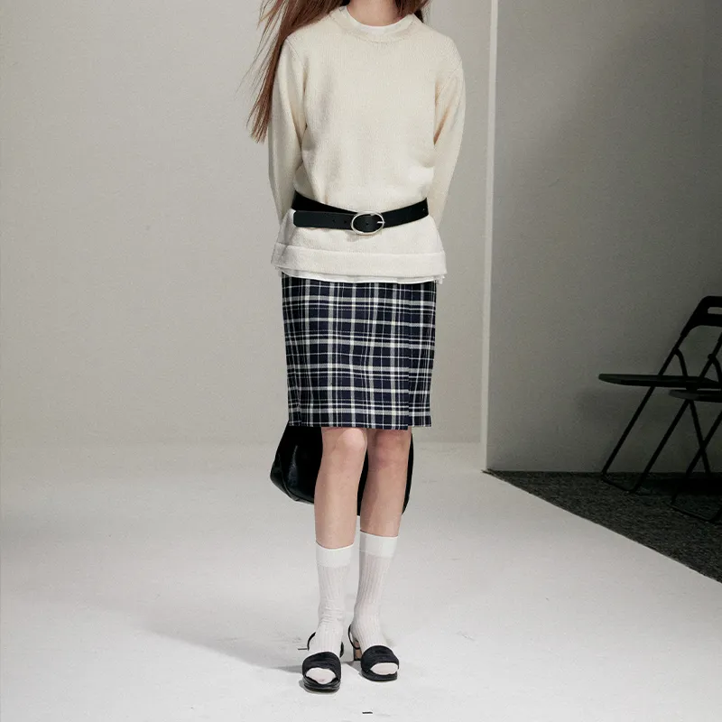 CYCLE DOCUMENT Casual Short Skirts Women's Navy Blue-3