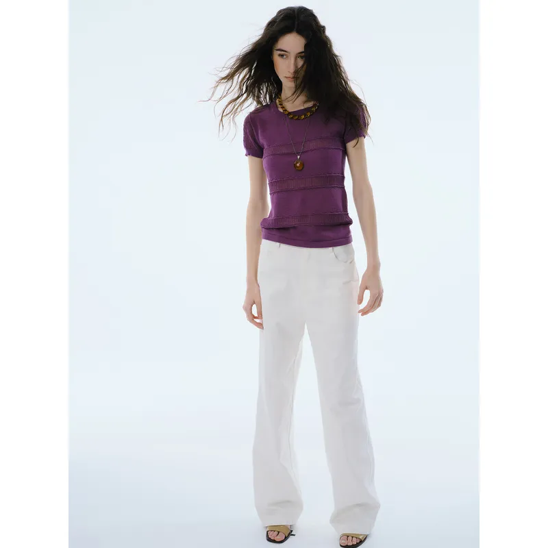 CYCLE DOCUMENT T-Shirts Women's Currant Purple-3