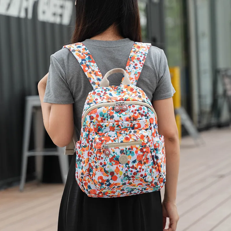 FIDO DIDO Backpacks Ink Splatter Flower-7