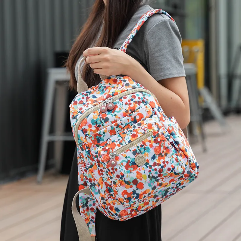 FIDO DIDO Backpacks Ink Splatter Flower-8