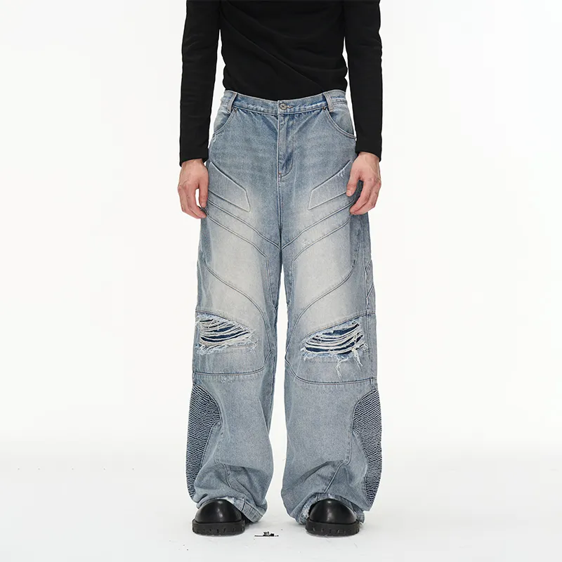 BLINDNOPLAN BLIND NO PLAN Vanguard Jeans Unisex Blue-9
