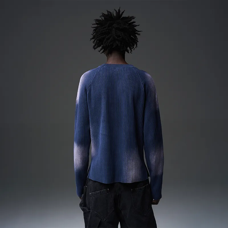 BLIND402 Knitwear Unisex Blue Purple-2