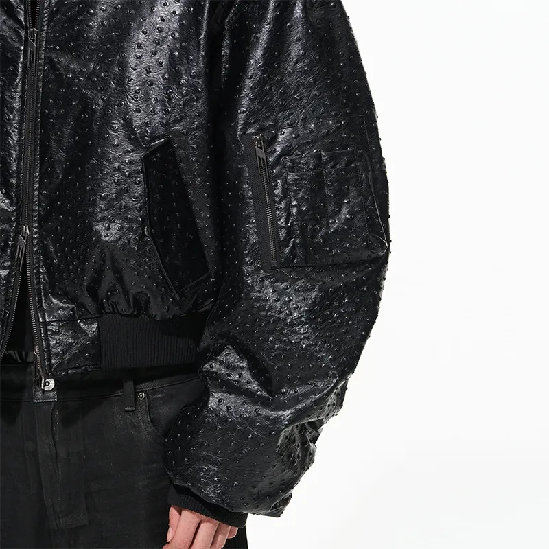 BLINDNOPLAN Hoodie Leather Puffer Jacket Coat Unisex-5