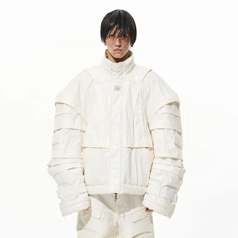 BLINDNOPLAN Jackets & Coats Unisex White-3