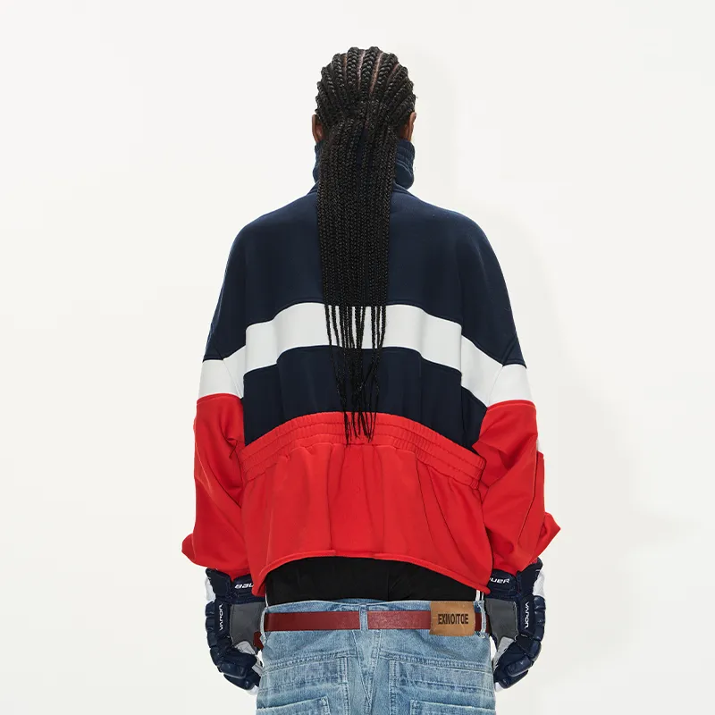 BLINDNOPLAN Sweatshirt Unisex Red Blue Multicolor-3