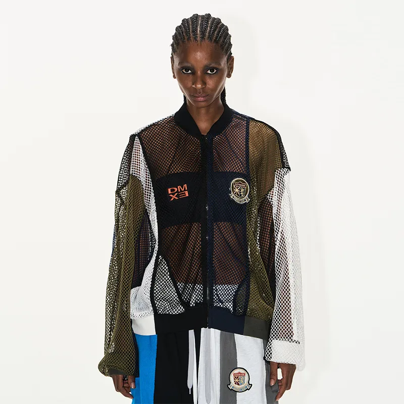 BLINDNOPLAN Jackets Coats Unisex Multicolor Patchwork-2