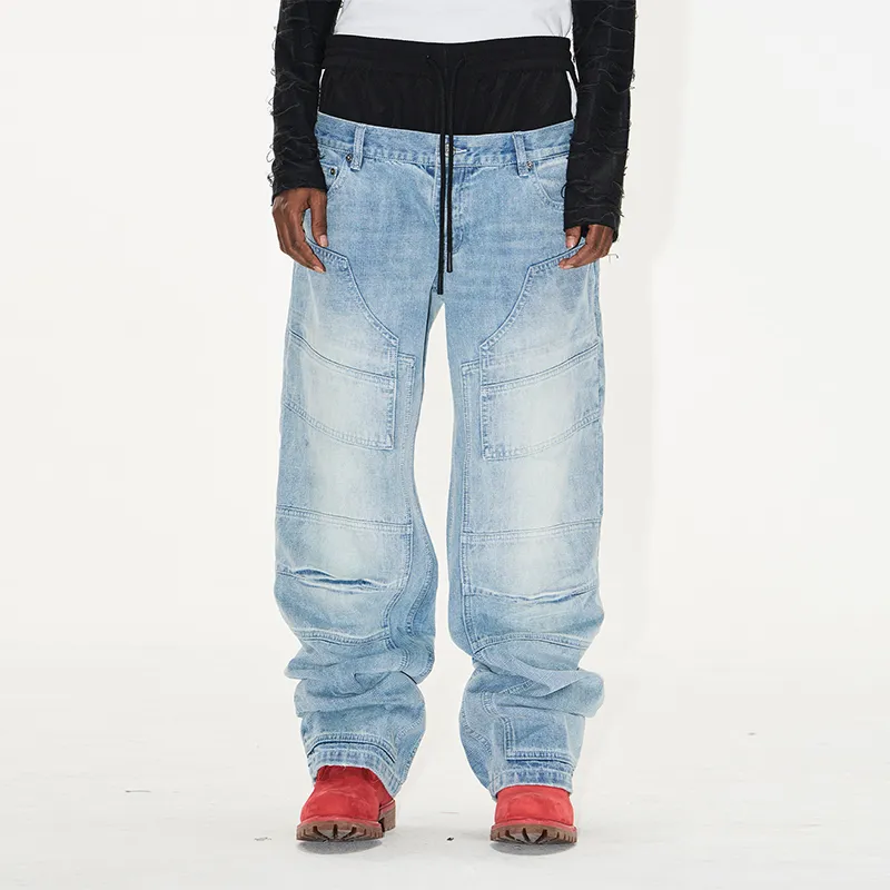 BLIND402 Jeans Unisex Blue-6