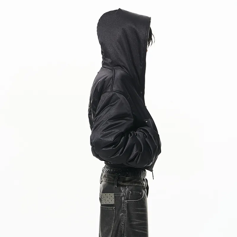BLINDNOPLAN Puffer Jacket Unisex Black-4