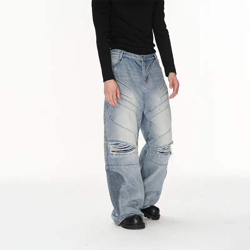 BLINDNOPLAN BLIND NO PLAN Vanguard Jeans Unisex Blue-8