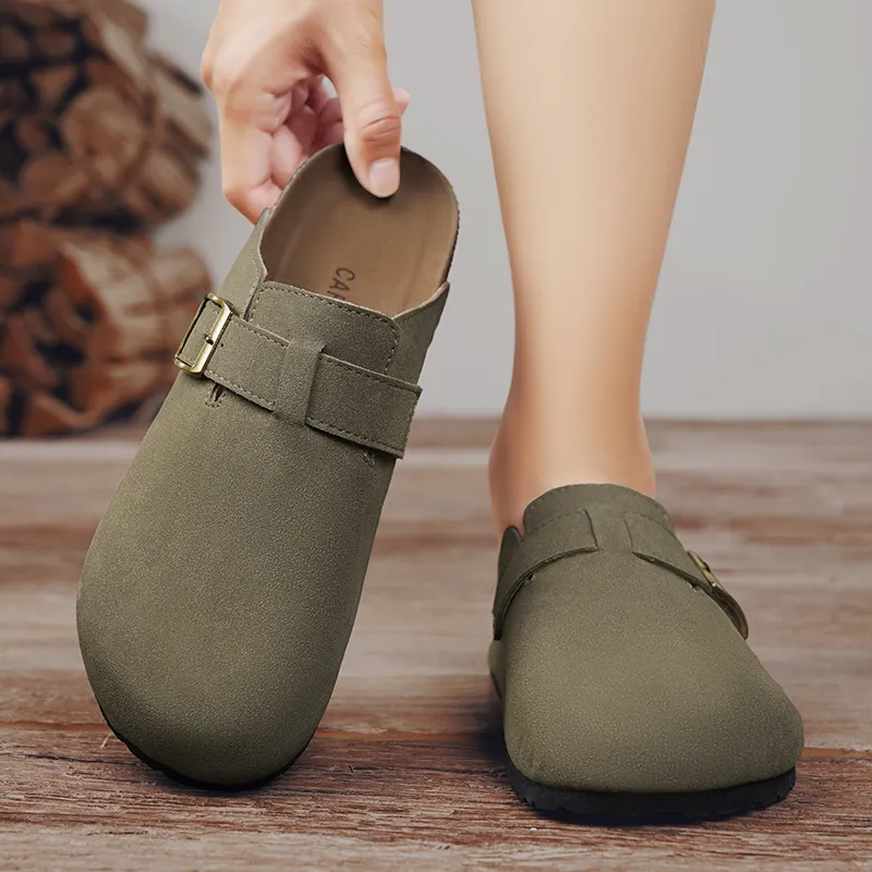 BAKE Quiet Abrasion Resistant Slip Resistant Closed Toe Slippers Men's-17