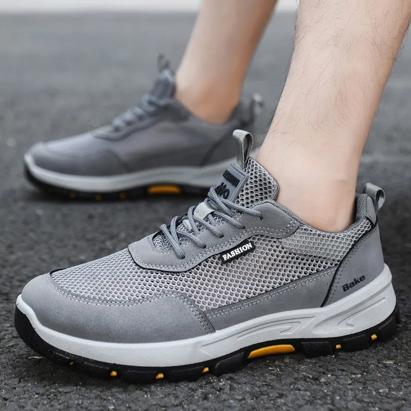 BAKE Shock Absorbers Slip Resistant Breathable Low Top Casual Shoes Men's-2