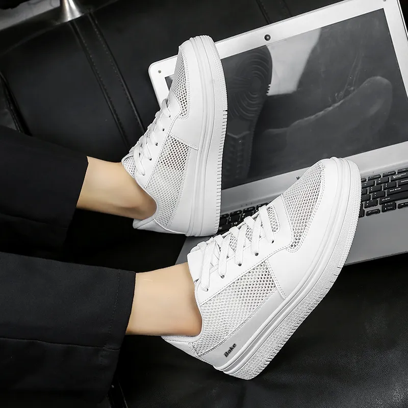 BAKE Anti Slip Wear Resistant Low Top Skateboard Shoes Men's-8