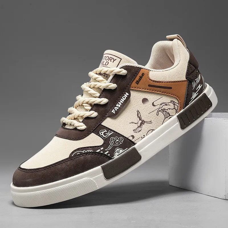 BAKE Abrasion Resistant, Lightweight, And Breathable Low Top Skateboard Shoes Men's-14
