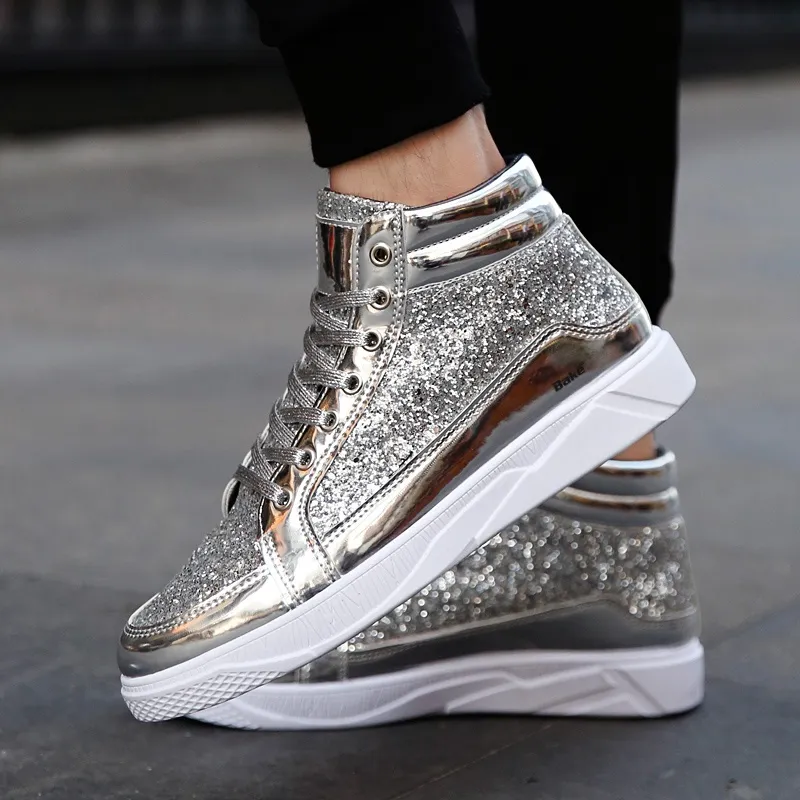 BAKE Slip Resistant Coverage High Top Skateboard Shoes Men's-9