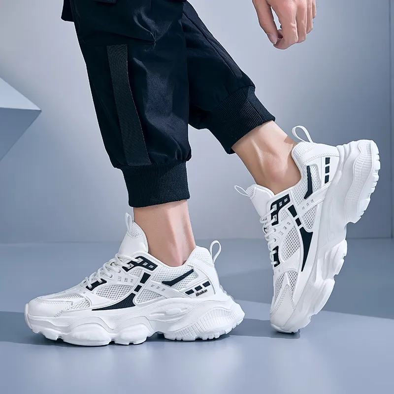 BAKE Slip Resistant, Breathable, Lightweight Low Top Casual Shoes Men's-7
