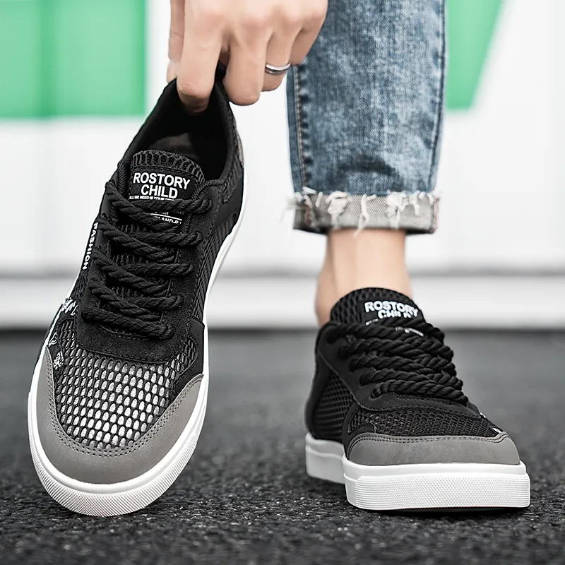 BAKE Slip Resistant Shock Absorbers With Abrasion Resistant Properties Low Top Skateboard Shoes Men's-11