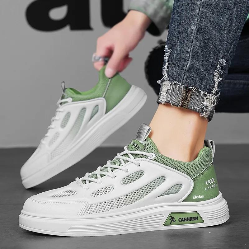 BAKE Non slip Lightweight Low Top Skateboard Shoes Men's-4