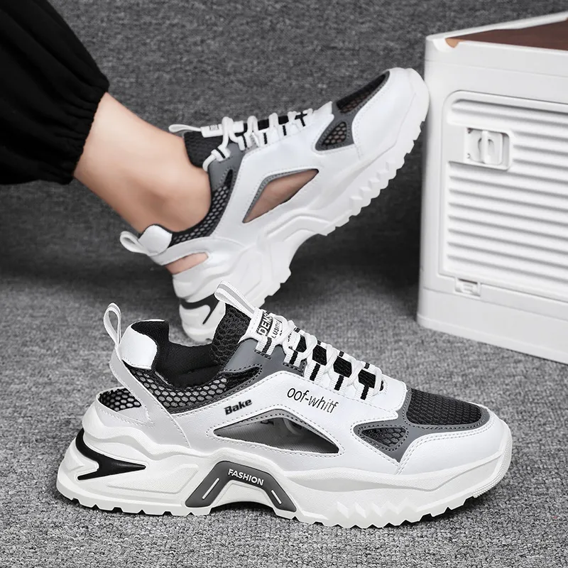 BAKE Breathable And Wear resistant Low Top Casual Shoes Men's-6