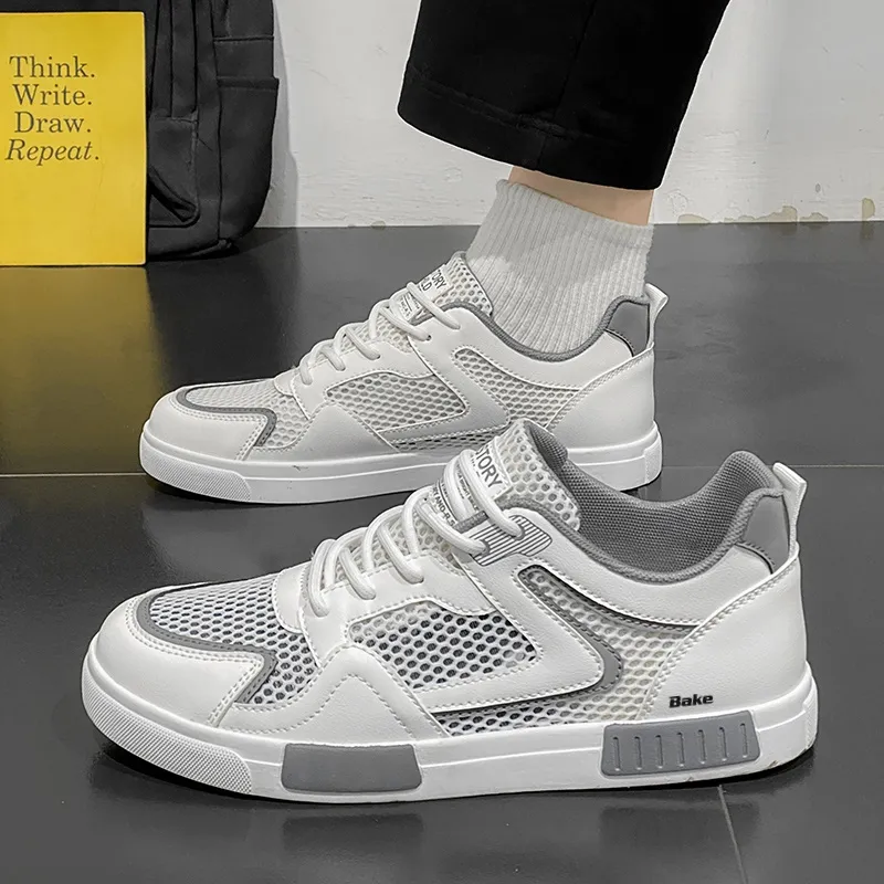 BAKE Slip Resistant, Lightweight, And Breathable Low Top Skateboard Shoes Men's-4