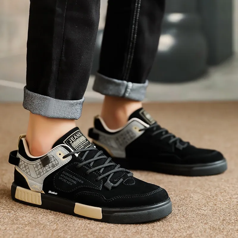 BAKE Slip Resistant, Lightweight, And Breathable Low Top Skateboard Shoes Men's-13